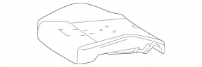 Пассажирское сидение Mercedes CLA 14-19 с airbag, механическое, кожа черная, Comfort pkg