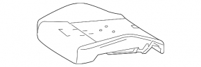 Пассажирское сидение Mercedes CLA 14-19 с airbag, механическое, кожа черная, Comfort pkg