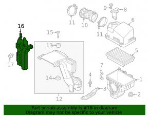 Резонатор воздушный Mazda CX-50 23-26 2.5