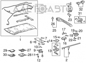 Управление климат-контролем заднее Toyota Sienna 04-10