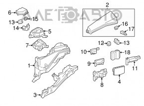 FUSE BOX Lexus ES300h ES350 13-15