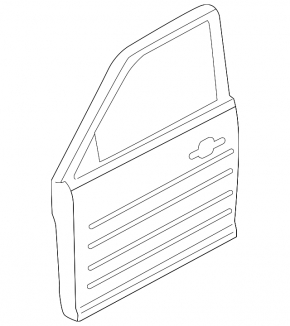 Дверь голая передняя левая Ford Flex 09-19