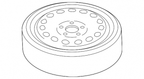 Запасное колесо докатка Porsche Cayenne 19-23 R20 195/65