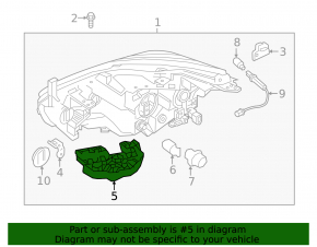Крепление переднего бампера под фарой левое Nissan Murano z52 15-18
