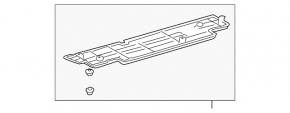 Защита порогов левая Toyota Prius 20 04-09