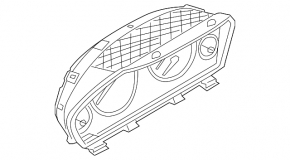 Щиток приладів BMW 4 F32/33/36 14-20 під проекцію, Sport Line