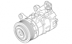 Компрессор кондиционера BMW X7 G07 19-22 3.0T MHEV 48V