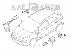 Датчик подушки безопасности передний левый Hyundai Elantra UD 11-16