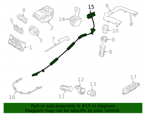 Трос АКПП Land Rover Range Rover 13-19