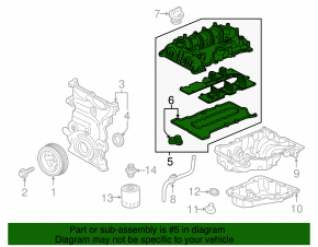 Крышка клапанная Chevrolet Volt 16- 1.5