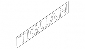 Эмблема надпись TIGUAN двери багажника VW Tiguan 09-17