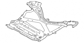 Подрамник передний Audi A4 B9 17-25