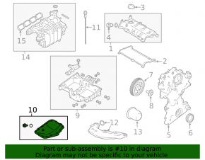 Поддон масляный Nissan Altima 19-24 2.5
