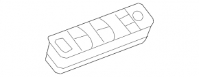 Управління склопідйомником переднім лівим Mercedes R-class W251 06-13