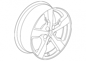 Комплект дисків R17 7J x 5*115 4шт Chevrolet Volt 11-15 мат