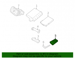 Ключ smart Volvo S60 11-18 5 кнопок