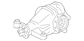 Задний дифференциал редуктор Lexus IS250 06-13 RWD 3.9