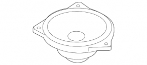 Динамик дверной передний левый BMW X5 X6 E70 E71 07-13 Harman Kardon