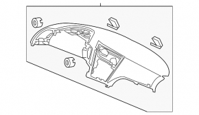Торпедо передняя панель без AIRBAG Honda CRZ 11-16