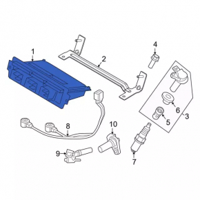 Блок ECU компьютер двигателя Ford Edge 15-18 3.5