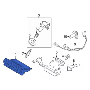 Блок ECU компьютер двигателя Ford Edge 15-18 3.5