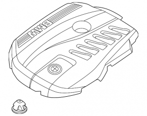 Накладка двигуна BMW X5 G05 24-26 3.0T