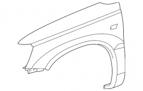 Крило переднє праве Toyota Highlander 01-07