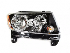Фара передня права гола Jeep Compass 14-16 рест темна