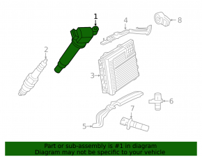 Катушка зажигания Toyota Avalon 13-18 3.5