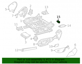 Плафон подсветки водительского сиденья Mercedes H247 GLA 20-26