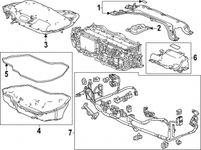 Корпус акумуляторної батареї ВВБ Honda CRV 23-26 ??HEV