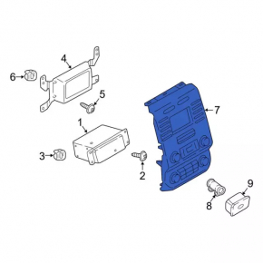 USB Hub Ford Fusion mk5 13-20