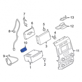 USB Hub Ford Fusion mk5 13-20