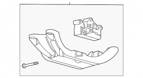 Опора АКПП с подушкой Ford Explorer 20-24 2.3T RWD