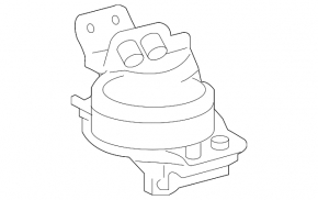 Подушка КПП Toyota Sequoia Tundra 08-10 RWD
