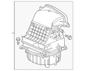 Корпус грубки голий Honda Passport 19-25