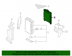 Multiplex Network Control Module Toyota Camry v70 18-24