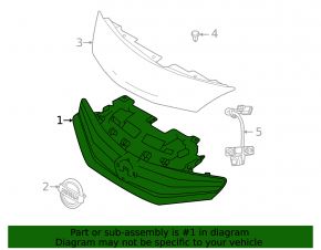 Решітка радіатора grill Nissan Versa Note 16-19 5d