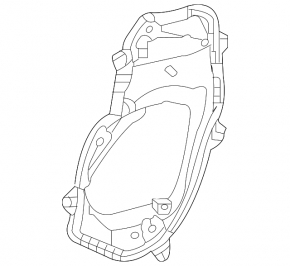 Панель двери внутренняя передняя левая Toyota Sienna 21-26