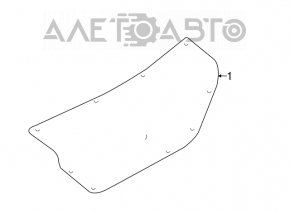 Обшивка крышки багажника Nissan Versa 12-19