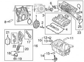 Піддон масляний BMW X1 F48 16-22 B46