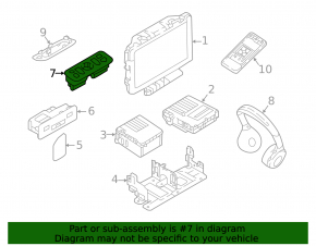 USB Hub Land Rover Range Rover Velar 18-23 черный