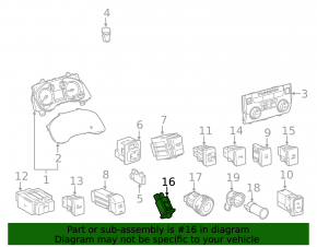 Кнопка давления в шинах Lexus CT200h 11-17