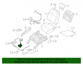 Occupant Sensor Nissan Murano z52 20-24