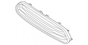 Решетка радиатора grill Mini Cooper Countryman F60 17-20 накладки глянец