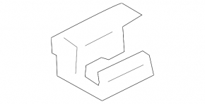 Заглушка салазки водительского сиденья передняя левая Porsche Cayenne 19-23 черная