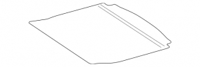 Підлога багажника Mercedes A-class V177 19-22 чорна