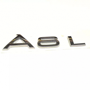 Емблема напис A8 L кришки багажника Audi A8 19-25