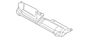 Накладка радіаторної решітки grill Audi A5 13-16