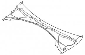 Грати двірників пластик Land Rover Range Rover Velar 18-23